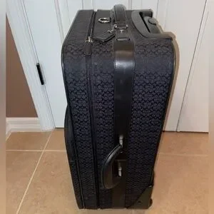 Coach | Bags | Rare Vintage Coach Canvas Leather Signature Rolling